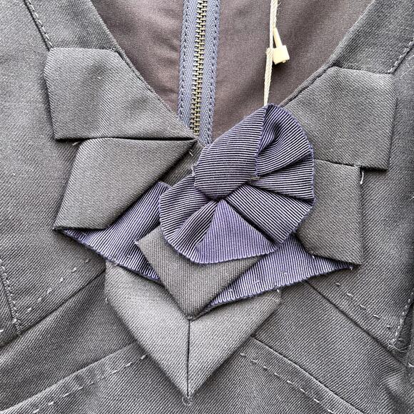 NEW Rebecca Taylor Blue Sheath Dress 10 Sleeveless - Picture 7 of 9